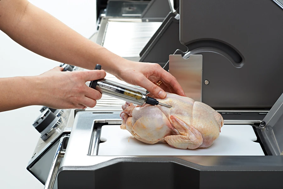 RVS Marinade Injectiespuit Met 2 Naalden - Napoleon 5 RVS Marinade Injectiespuit Met 2 Naalden - Napoleon - Afbeelding 3