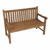 Teak Bank De Luxe - 130cm - Naturel