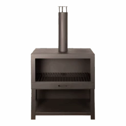 Terraskachel En Houtopslag Zwart L - Fancy Flames