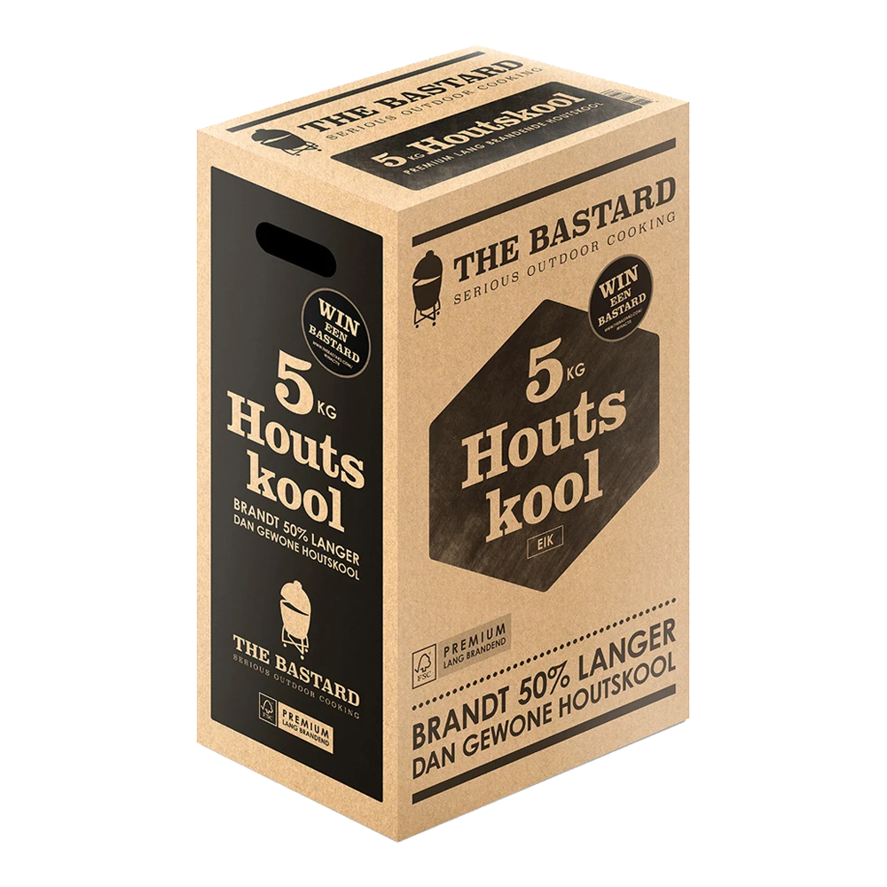 The Bastard Charcoal Oak 5kg - Houtskool En Briketten 3 The Bastard Charcoal Oak 5kg - Houtskool En Briketten