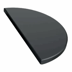 The Bastard Half Moon Stone Black Large - Barbecue Kookgerei, Barbecueroosters En Bakplaten