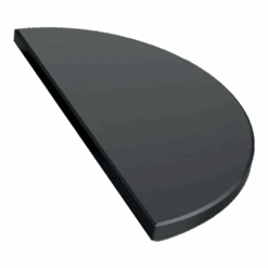 The Bastard Half Moon Stone Black Medium - Barbecue Kookgerei, Barbecueroosters En Bakplaten