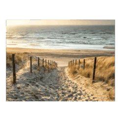 Tuinposter Strandpad - 80x60cm