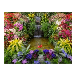 Tuinposter Watertrappetje - L - 120x90cm