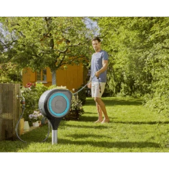 Tuinslangbox RollUp - M - 20m - Blauw - Gardena -Gardena Verkoop tuinslangbox rollup m 20m blauw gardena 7 7