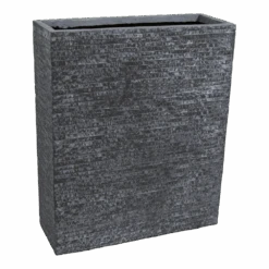 Plantenbak Utah Terras - L60 X B23 X H72cm - Donkergrijs