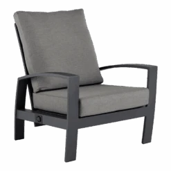 Valencia Loungestoel - Charcoal