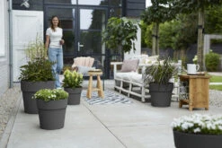 Bloempot Elho Vibia Straight Rond 47cm - Antraciet -Gardena Verkoop vibia straight rond 47cm bloempot antraciet 6 11