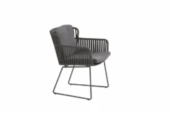 Vitali Dining Stoel - Antraciet - Incl. Kussens -Gardena Verkoop vitali dining stoel antraciet incl kussens 4 2
