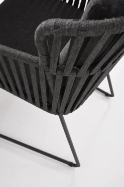 Vitali Dining Stoel - Antraciet - Incl. Kussens -Gardena Verkoop vitali dining stoel antraciet incl kussens 5 2