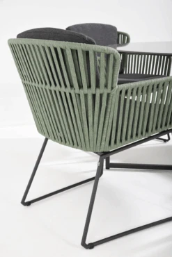 Vitali Dining Stoel - Groen - Incl. Kussens -Gardena Verkoop vitali dining stoel groen incl kussens 5 2