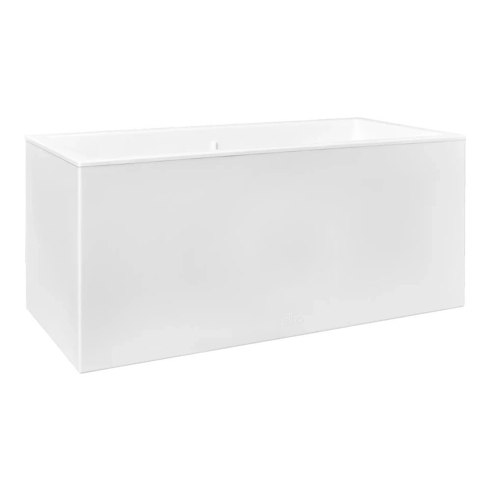 Elho Vivo Next Lang Wielen 80cm - Wit 4 Elho Vivo Next Lang Wielen 80cm - Wit - Afbeelding 2