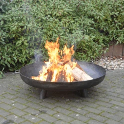 Vuuschaal Staal - D100cm - Fancy Flames -Gardena Verkoop vuuschaal staal d100cm fancy flames 4