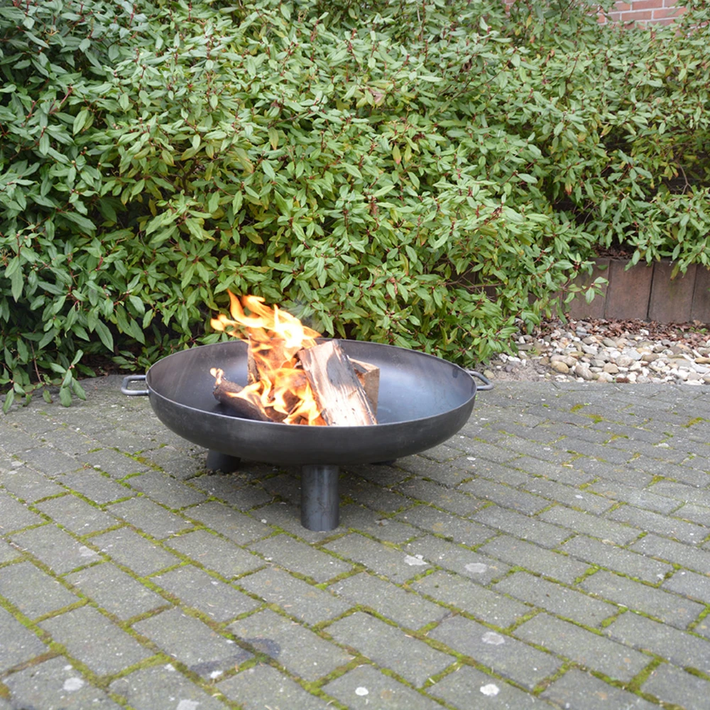 Vuuschaal Staal - D70cm - Fancy Flames 6 Vuuschaal Staal - D70cm - Fancy Flames - Afbeelding 4
