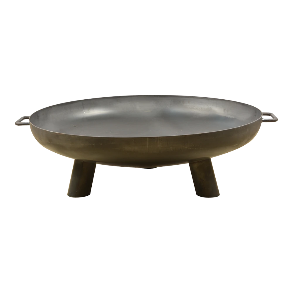 Vuuschaal Staal - D80cm - Fancy Flames 3 Vuuschaal Staal - D80cm - Fancy Flames