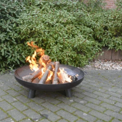 Vuuschaal Staal - D80cm - Fancy Flames 9 Vuuschaal Staal - D80cm - Fancy Flames -Gardena Verkoop vuuschaal staal d80cm fancy flames 4
