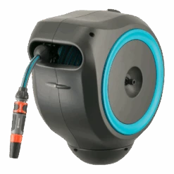 Wandslangenbox RollUp - S - 15m - Blauw - Gardena