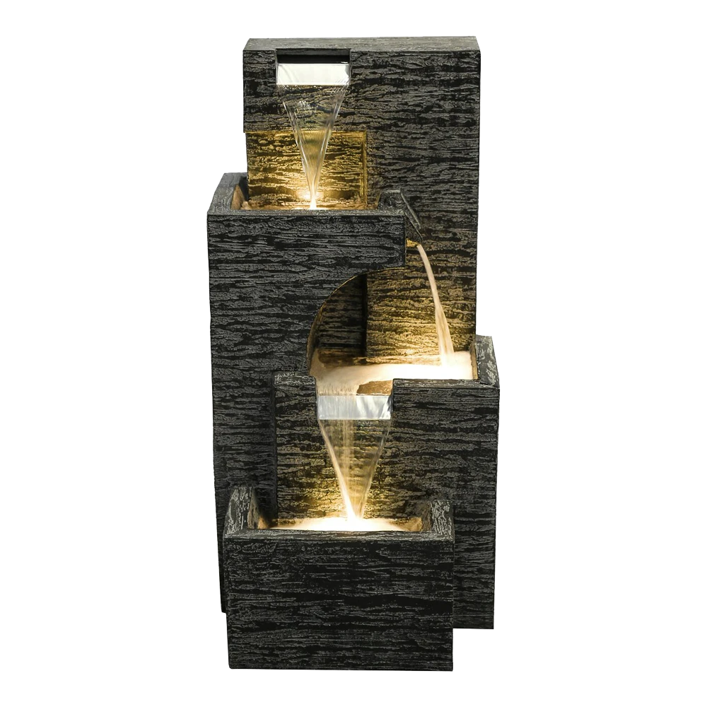 Waterornament Praag - 82cm Hoog - Polystone 3 Waterornament Praag - 82cm Hoog - Polystone